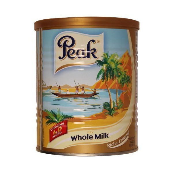 Peak Instant Full-Cream Dry Whole Milk Powder, 400-Grams (Pack of 2) by Peak [Foods]