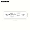 WEEKINK Mountain and Forest Fine Line Temporary Tattoo for Men
