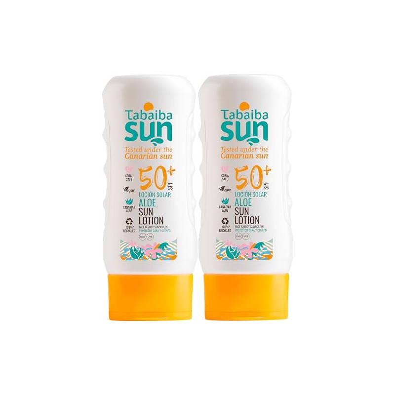 Tabaiba Sun Aloe Vera Sun Lotion SPF 15, 2 Units