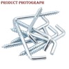 Ctyjia 20 pcs Screw Hooks, L Hook Screws, Self Tapping