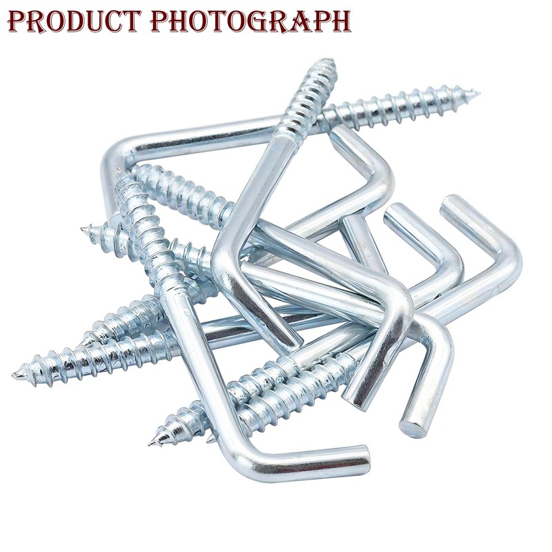 Ctyjia 20 pcs Screw Hooks, L Hook Screws, Self Tapping