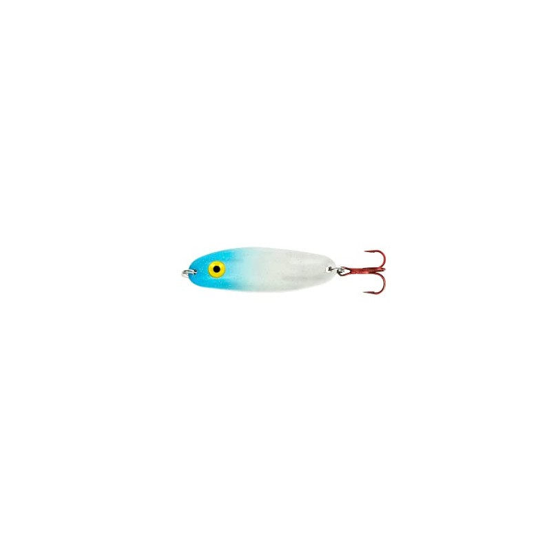 Lindy Rattl'n Quiver Spoon - 1/8oz, Blue Glow/Chart LRQSP364