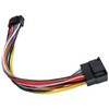Jayubien Android Radio Extension Cable,ISO Stereo Wiring Harness 16Pin to