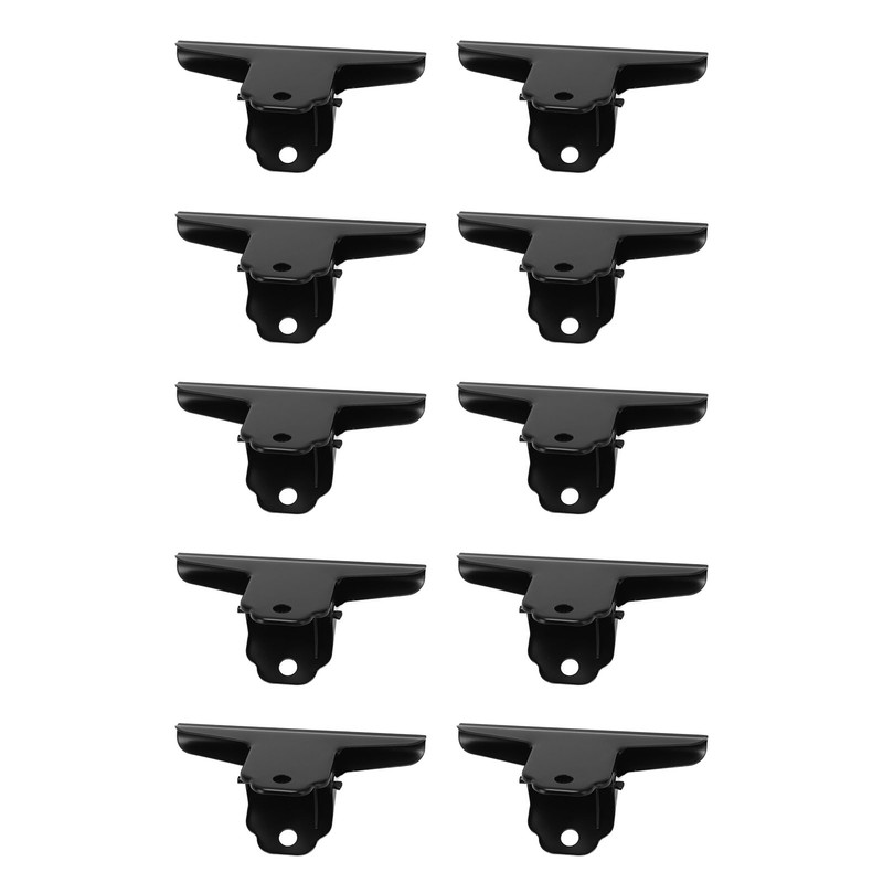 10Pcs Hinge Clips Large Metal Hinge Binder Clips for Paper
