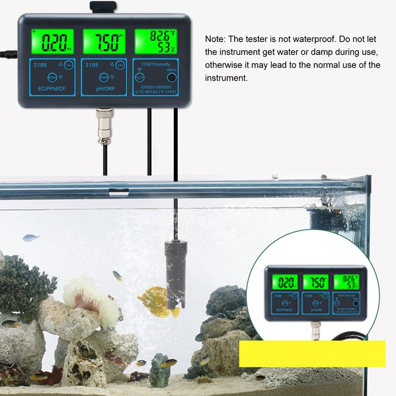 7 in 1 Water Quality Monitor Wifi for Tuya PH
