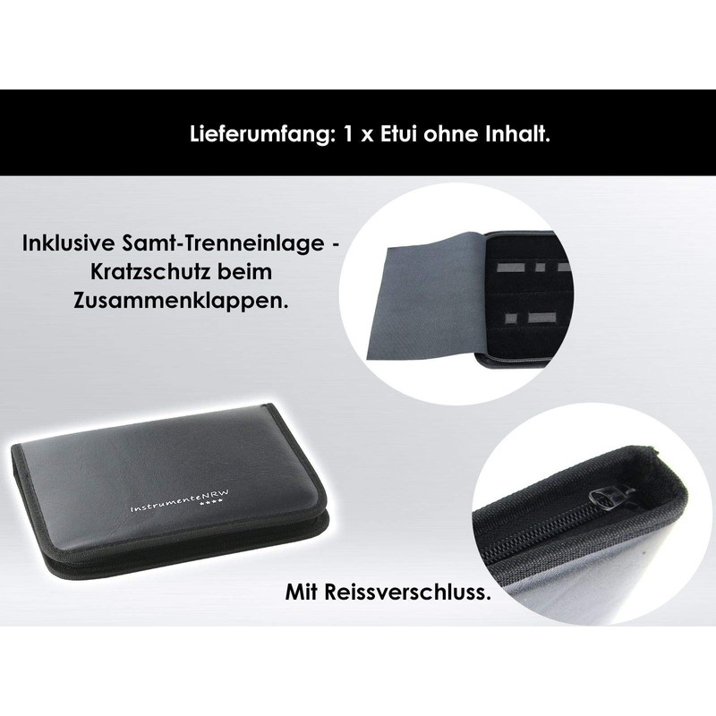 Premium Hair Cutting Hairdressing Scissor Pocket Storage Bag with Zip