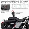 Motorcycle Quick Release Plug-in Driver Backrest Fit For Harley Touring