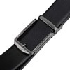 KYEYGWO Slide Ratchet Leather Casual Belt for Men with Automatic