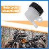 VekAuto Motorcycle Master Cylinder Reservoir Rear Brake Clutch Tank Oil