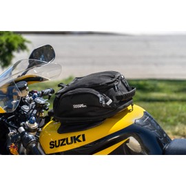 Chase Harper USA 6X Strap Mount Tank Bag - Water-Resistant, Tear-Resistant, Industrial Grade Ballistic Nylon with Anti-Scratch Rubberized Polymer Bottom, Adjustable strap mounting