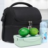 FlowFly Double Decker Cooler Insulated Lunch Bag Large Tote for