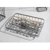 KitchenCraft Living Nostalgia Wire Cutlery Organiser Tray, 5 Section Cutlery