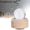 Solar System Pattern Crystal Ball Rotating Music Box USB Charging