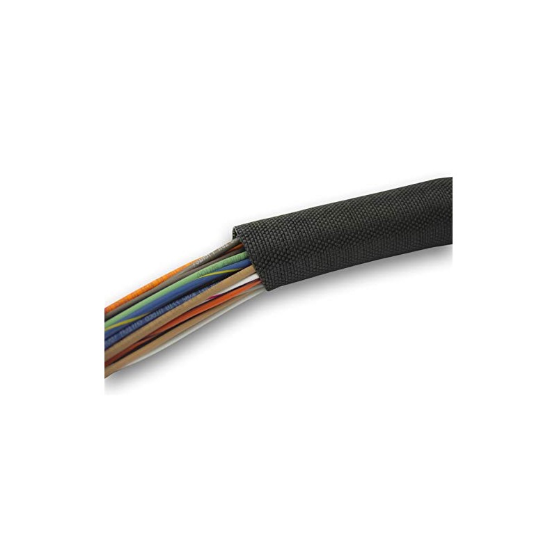 Painless 70960 ClassicBraid, 1" Diameter, 12' Length, Black