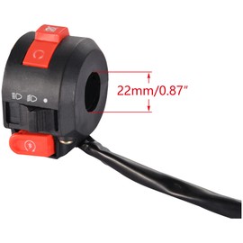 WOOSTAR Left Start Switch Assembly Replacement for Taotao 50cc 70cc 90cc 110cc 125cc 150cc ATV Quad 4 Wheeler SunL Coolster