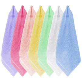 ZBHDEYG Pack of 7 Bamboo Cloths, Bamboo Charcoal Fibre Cleaning Cloth, Glass Cleaning Cloth, Dish Cloth, Table Cloth, Multipurpose Cloth for Kitchen, Bathroom, Bedroom