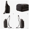 Mustache MDP-0650 Body Bag, One Shoulder Bag, Crossbody Bag, Black