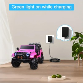 24V Charger for Kids Ride On Toys, 24 Volt Battery Charger Compatible with Princess Carriage Toyota Tundra Powered Ride-On Accessories
