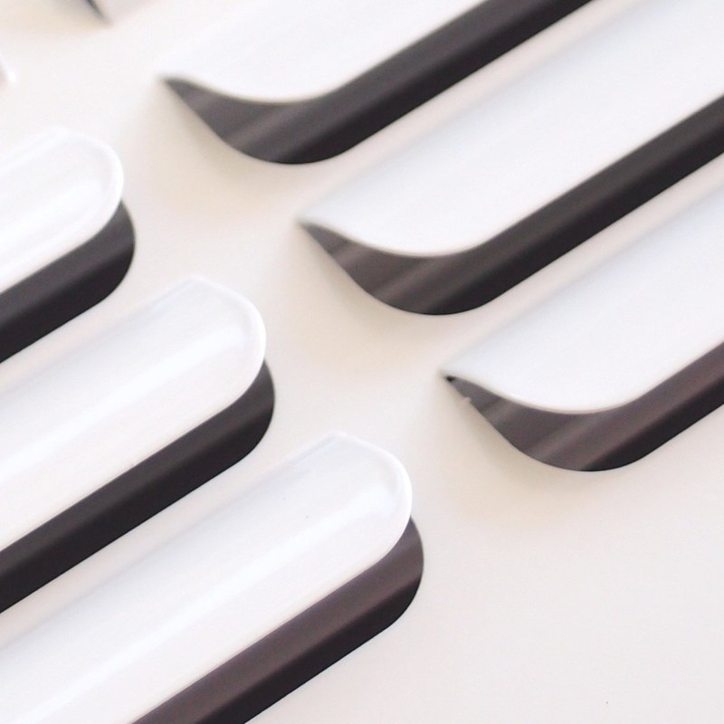 8"w X 4"h 3-Way Fixed Curved Blade AIR Supply Diffuser