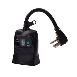 NSi Industries TORK 654E Outdoor Heavy-Duty 15-Amp Photocell Controlled/Light Activated, 2 outlets