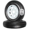 2-Pk Trailer Tire Rim ST205/75D15 15 in. Load C 5