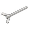Sourcing Map 20pcs M6-1x50mm Wing Butterfly Screws, 304 Stainless Steel