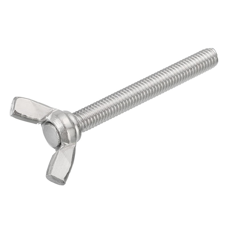 Sourcing Map 20pcs M6-1x50mm Wing Butterfly Screws, 304 Stainless Steel