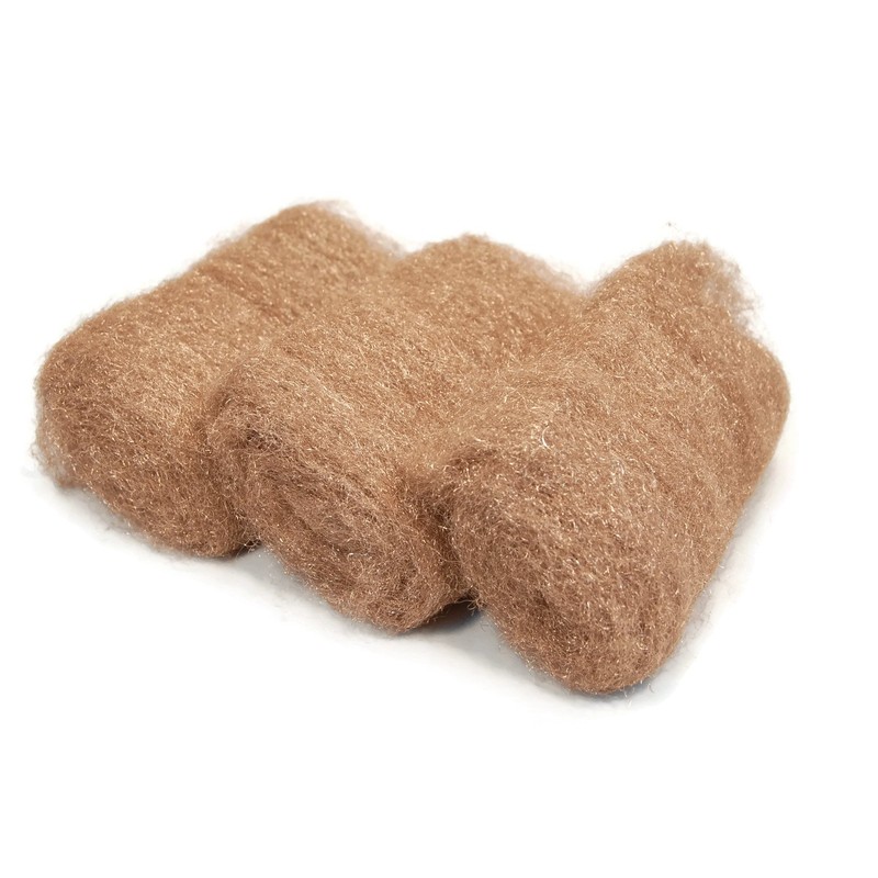 Rogue River Tools Bronze Wool Pads - Fine (3)