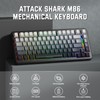 ATTACK SHARK M86 Wireless Mechanical Gaming Keyboard,75% Gasket Mount Hot