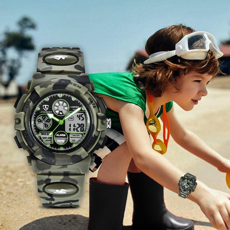 Watch Kid's Watches Boys Analog Digital Quartz Sport Electronic Military