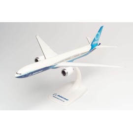 herpa 612630 - Boeing 777-9, N779XW Passenger Airplane, Aeroplane Model, Aviator, Miniature Models, Small Model, Collectible, Detailed, Plastic, Multi-Colour - 1:250 Scale