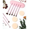Juego de 8 brochas de maquillaje premium para sombra de