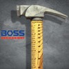 Boss Hammer Construction Grade Titanium Hammer with Tough Tennessee Hickory
