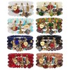 WuCuifu 8 paquetes de pulseras bohemias apilables para mujer, pulseras