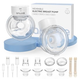 Electric Breast Pump with Models MY-376, Wearable Breast Pump Hands Free for Travel & Home, 4 Modes 9 Levels, 135° Flange, Quiet 40dB, BPA-Free, Easy to Clean & Gift for New Moms, White