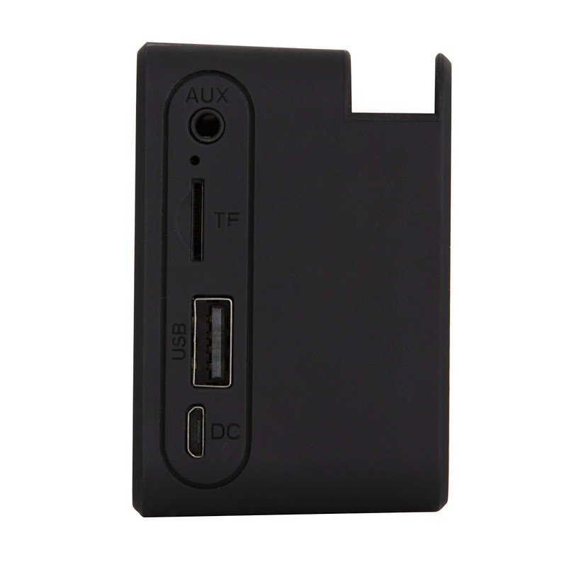 Akai A58117 Core Alarm Clock Bluetooth Speaker with Bluetooth, AUX/FM/TF/USB,