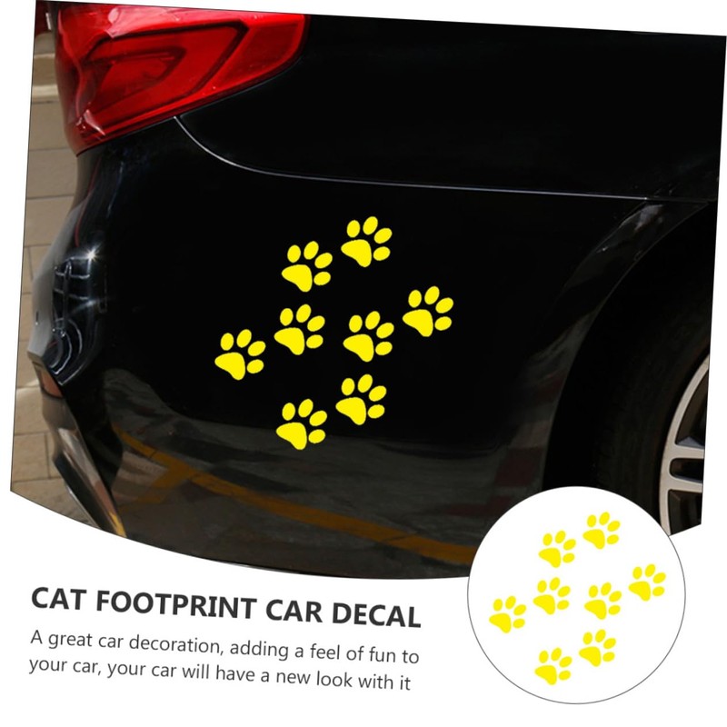 ORFOFE Chic Car Stickers Cat Car Decor for Dashboard Automotive