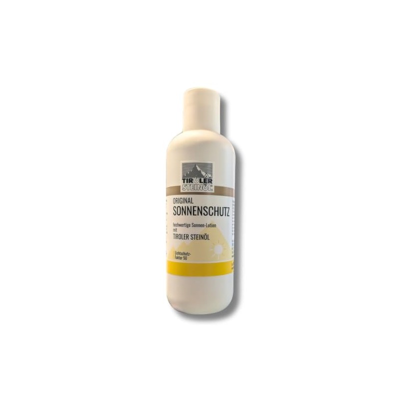 Tiroler Steinöl Original Sun Protection Lotion with Nourishing Ingredients SPF