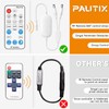 PAUTIX 2-Way LED Dimmer Controller with RF Remote for Single