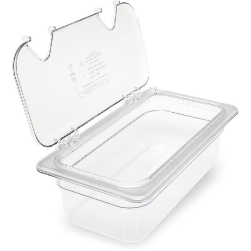 Carlisle FoodService Products Plastic Food Pan 1/3 Size 4 Inches