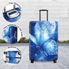 Mystical Moonlight Butterfly Suitcase Cover, Luggage Protector Elastic Fit 18-32