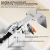 2pack Drawer Front Installation Clamps Stainless Steel Drawer Fixing Clamp