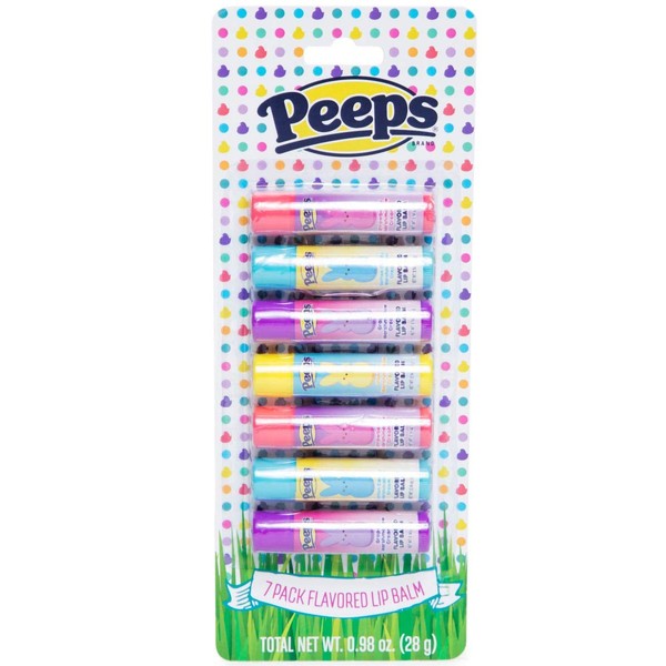 Peeps Flavored Lip Balm 7 Pack