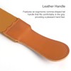 Jaasuee Straight Razor Strop, Leather Sharpening Strap for Barber Use