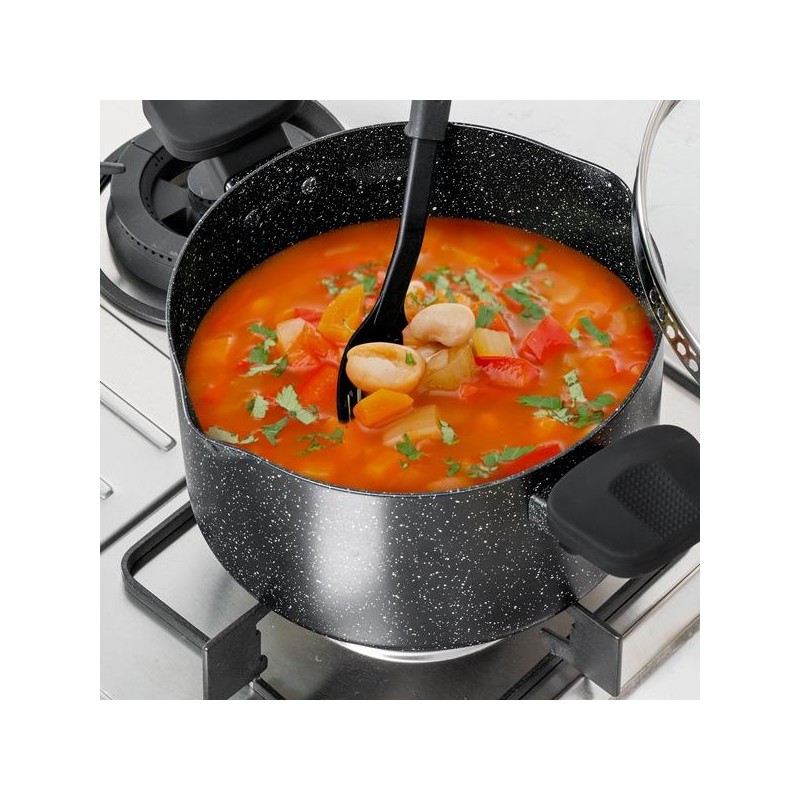MICHELANGELO Pasta Pot with Strainer Lid, 6 Quart Cooking Pot