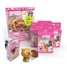 Puppies & me Sticker Collection Super Starter Pack [Album + 25 Bustine + card Holder + Gadget Omaggio]