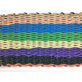 Recycled Lobster Rope Doormat, The Right Mat, Original Maine Lobster Rope Doormat, Handwoven in Maine, 24"x36"
