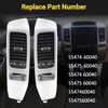 2pcs Center A/C Dash Air Vent Trim Panel With Grille,