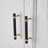 BWRMHME Set of 2 Solid Brass Cabinet Pulls 6.3 Inch