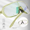 KAPVOE Photochromic Cycling Glasses for Men Women Mountain Bike Sunglasses